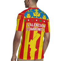 Valencian Community Flag Rugby Jersey Autonomous Community of Spain - Wonder Print Shop