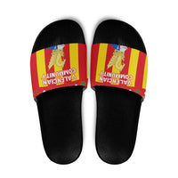 Valencian Community Flag Slide Sandals Autonomous Community of Spain - Wonder Print Shop