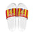 Valencian Community Flag Slide Sandals Autonomous Community of Spain - Wonder Print Shop