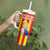 Valencian Community Flag Tumbler With Handle Autonomous Community of Spain - Wonder Print Shop