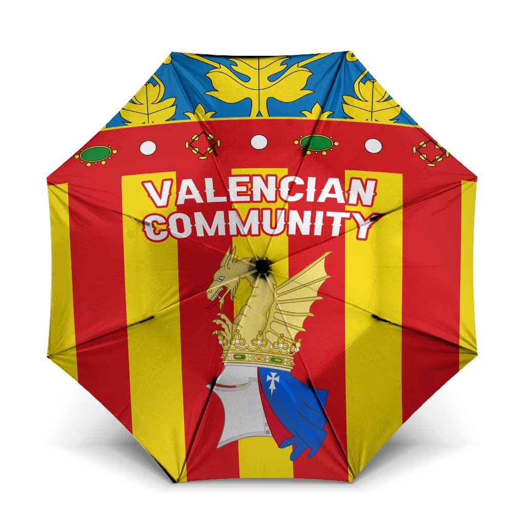 Valencian Community Flag Umbrella Autonomous Community of Spain - Wonder Print Shop