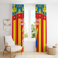 Valencian Community Flag Window Curtain Autonomous Community of Spain - Wonder Print Shop