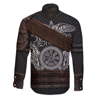 Viking Armor Family Matching Summer Maxi Dress and Hawaiian Shirt Vegvisir With Silver Chain Link - Wonder Print Shop