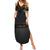 Viking Armor Summer Maxi Dress Vegvisir With Silver Chain Link - Wonder Print Shop