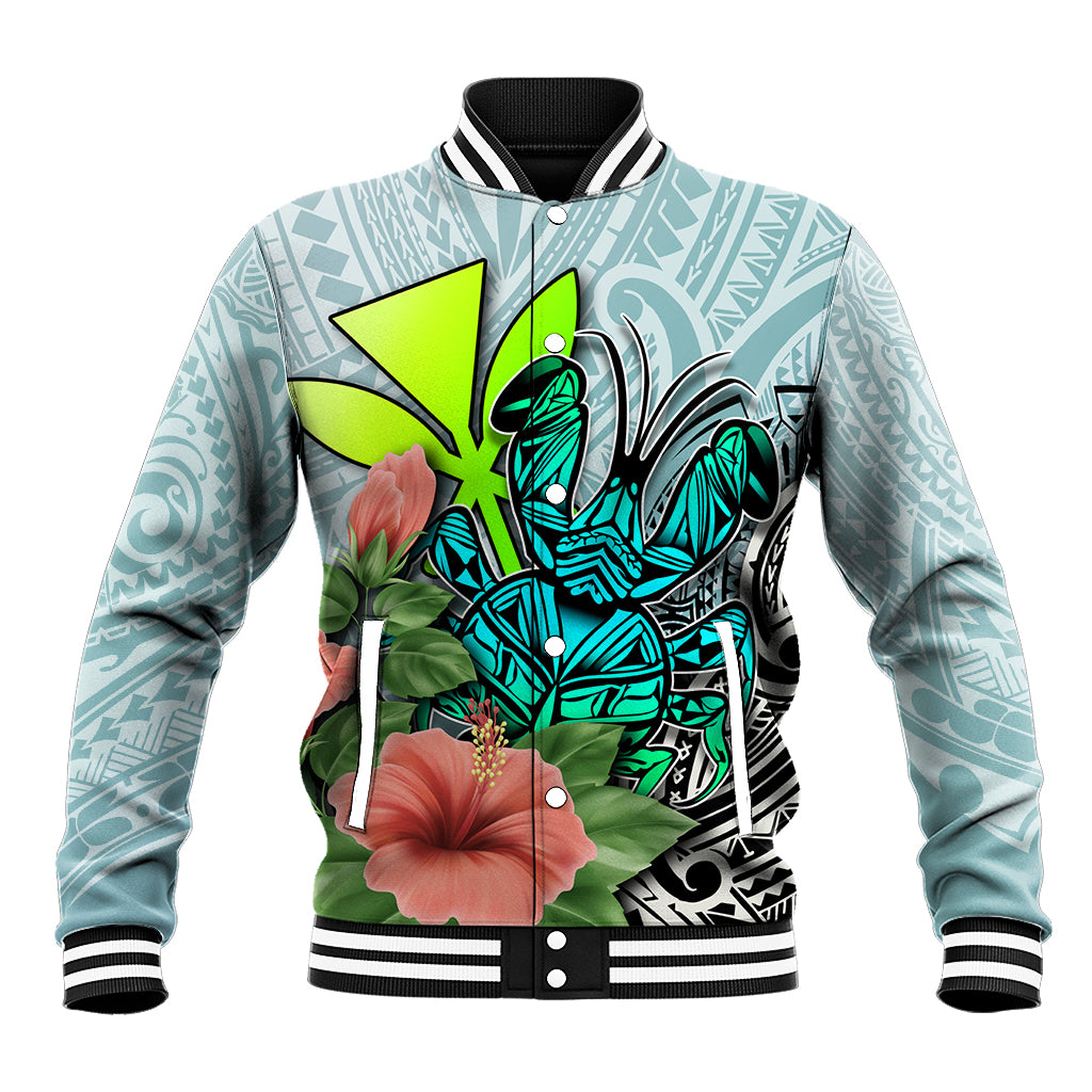 Polynesian Hawaii Baseball Jacket Kanaka with Crab Tribal tattoo - Wonder Print Shop