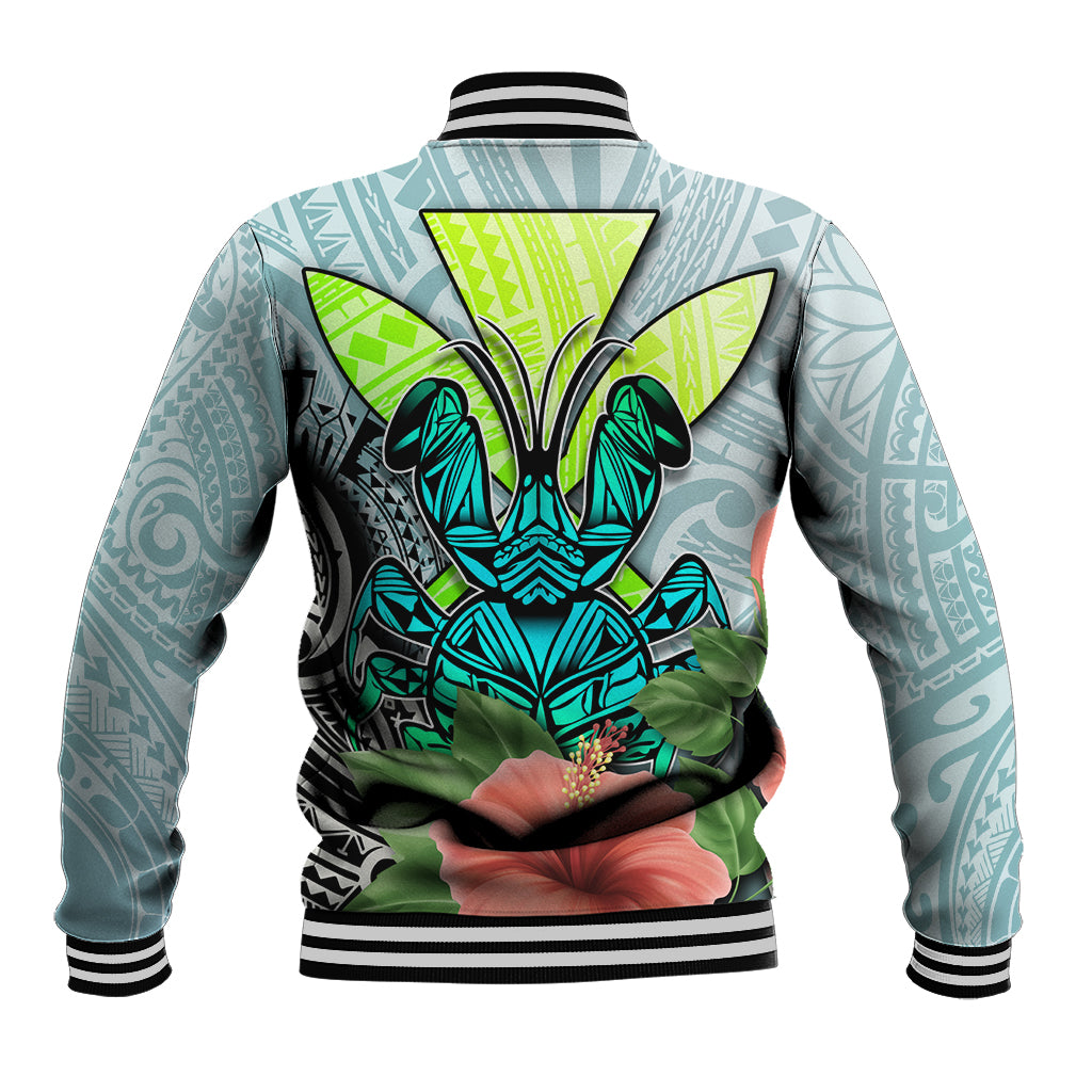 Polynesian Hawaii Baseball Jacket Kanaka with Crab Tribal tattoo - Wonder Print Shop