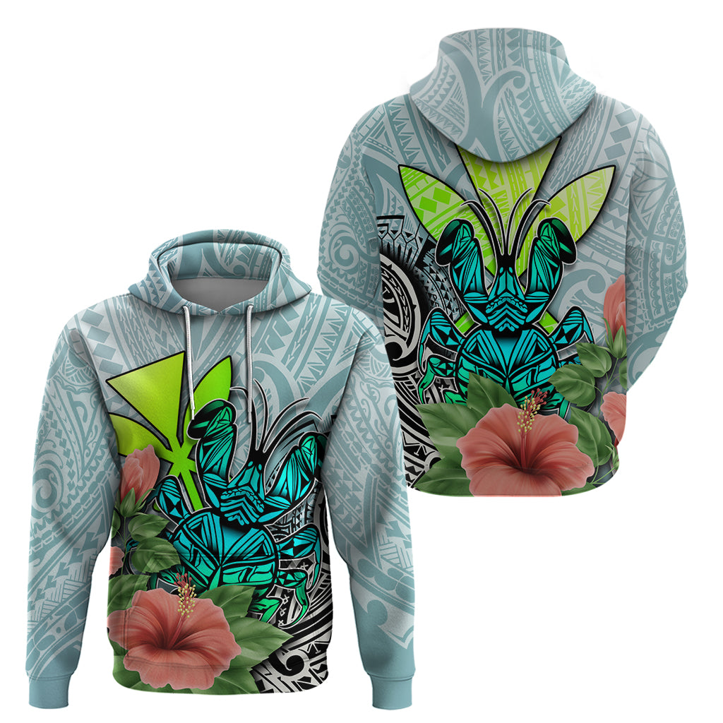 Polynesian Hawaii Hoodie Kanaka with Crab Tribal tattoo - Wonder Print Shop