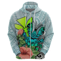 Polynesian Hawaii Hoodie Kanaka with Crab Tribal tattoo - Wonder Print Shop