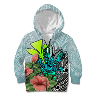 Polynesian Hawaii Kid Hoodie Kanaka with Crab Tribal tattoo - Wonder Print Shop