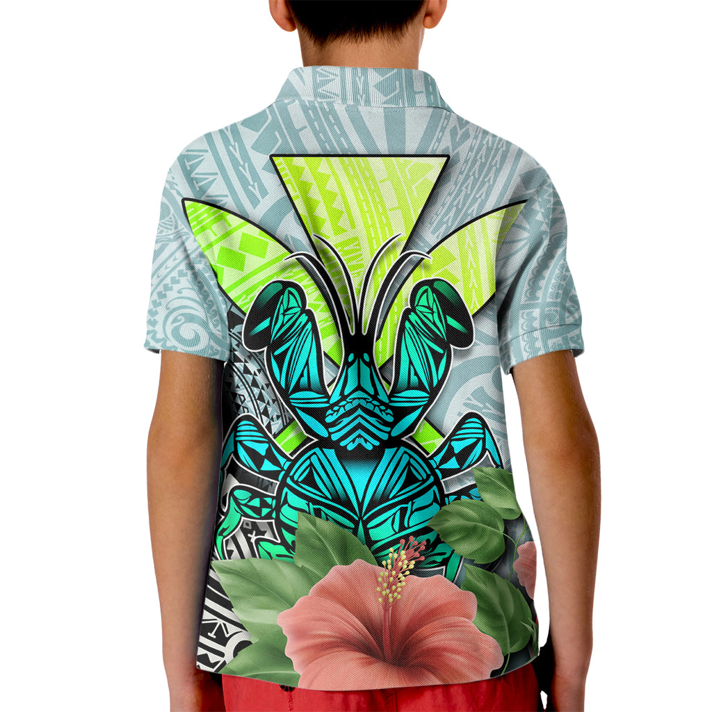 Polynesian Hawaii Kid Polo Shirt Kanaka with Crab Tribal tattoo - Wonder Print Shop