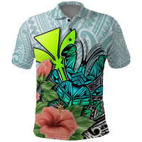 Polynesian Hawaii Polo Shirt Kanaka with Crab Tribal tattoo - Wonder Print Shop