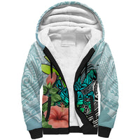 Polynesian Hawaii Sherpa Hoodie Kanaka with Crab Tribal tattoo - Wonder Print Shop