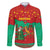 Mauritania Christmas Family Matching Long Sleeve Bodycon Dress and Hawaiian Shirt with Santa Claus Camel Gift Boxes Starry Sky and Desert Pattern Design - Wonder Print Shop