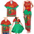 Mauritania Christmas Family Matching Tank Maxi Dress and Hawaiian Shirt with Santa Claus Camel Gift Boxes Starry Sky and Desert Pattern Design - Wonder Print Shop