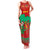 Mauritania Christmas Family Matching Tank Maxi Dress and Hawaiian Shirt with Santa Claus Camel Gift Boxes Starry Sky and Desert Pattern Design - Wonder Print Shop