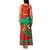 Mauritania Christmas Family Matching Tank Maxi Dress and Hawaiian Shirt with Santa Claus Camel Gift Boxes Starry Sky and Desert Pattern Design - Wonder Print Shop