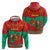 Mauritania Christmas Hoodie with Santa Claus Camel Gift Boxes Starry Sky and Desert Pattern Design - Wonder Print Shop