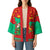 Mauritania Christmas Kimono with Santa Claus Camel Gift Boxes Starry Sky and Desert Pattern Design - Wonder Print Shop