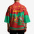 Mauritania Christmas Kimono with Santa Claus Camel Gift Boxes Starry Sky and Desert Pattern Design - Wonder Print Shop