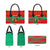 Mauritania Christmas Leather Bag with Santa Claus Camel Gift Boxes Starry Sky and Desert Pattern Design - Wonder Print Shop
