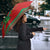 Mauritania Christmas Umbrella with Santa Claus Camel Gift Boxes Starry Sky and Desert Pattern Design - Wonder Print Shop
