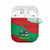 Mauritania Christmas AirPods Case with Santa Sharks Festive Fish Pattern and Red Green Holiday Design - Wonder Print Shop