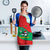 Mauritania Christmas Apron with Santa Sharks Festive Fish Pattern and Red Green Holiday Design - Wonder Print Shop