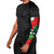 Mauritania Christmas Arm Sleeves with Santa Sharks Festive Fish Pattern and Red Green Holiday Design - Wonder Print Shop