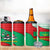 Mauritania Christmas 4 in 1 Can Cooler Tumbler with Santa Sharks Festive Fish Pattern and Red Green Holiday Design - Wonder Print Shop