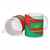 Mauritania Christmas Ceramic Mug with Santa Sharks Festive Fish Pattern and Red Green Holiday Design - Wonder Print Shop