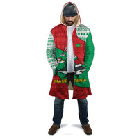 Mauritania Christmas Cloak with Santa Sharks Festive Fish Pattern and Red Green Holiday Design - Wonder Print Shop