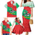 Mauritania Christmas Family Matching Mermaid Dress and Hawaiian Shirt with Santa Sharks Festive Fish Pattern and Red Green Holiday Design - Wonder Print Shop