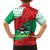 Mauritania Christmas Family Matching Short Sleeve Bodycon Dress and Hawaiian Shirt with Santa Sharks Festive Fish Pattern and Red Green Holiday Design - Wonder Print Shop