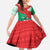 Mauritania Christmas Family Matching Summer Maxi Dress and Hawaiian Shirt with Santa Sharks Festive Fish Pattern and Red Green Holiday Design - Wonder Print Shop