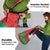 Mauritania Christmas Grocery Bag with Santa Sharks Festive Fish Pattern and Red Green Holiday Design - Wonder Print Shop