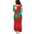 Mauritania Christmas Puletasi with Santa Sharks Festive Fish Pattern and Red Green Holiday Design - Wonder Print Shop