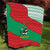 Mauritania Christmas Quilt with Santa Sharks Festive Fish Pattern and Red Green Holiday Design - Wonder Print Shop