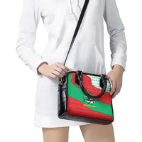 Mauritania Christmas Shoulder Handbag with Santa Sharks Festive Fish Pattern and Red Green Holiday Design - Wonder Print Shop
