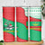 Mauritania Christmas Skinny Tumbler with Santa Sharks Festive Fish Pattern and Red Green Holiday Design - Wonder Print Shop