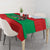 Mauritania Christmas Tablecloth with Santa Sharks Festive Fish Pattern and Red Green Holiday Design - Wonder Print Shop