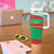 Mauritania Christmas Tumbler With Handle with Santa Sharks Festive Fish Pattern and Red Green Holiday Design - Wonder Print Shop