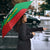 Mauritania Christmas Umbrella with Santa Sharks Festive Fish Pattern and Red Green Holiday Design - Wonder Print Shop