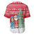 Belarus Christmas Baseball Jersey with Ded Moroz Snow Maiden Christmas Tree and Nordic Pattern Design - Wonder Print Shop