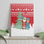 Belarus Christmas Canvas Wall Art with Ded Moroz Snow Maiden Christmas Tree and Nordic Pattern Design - Wonder Print Shop