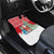 Belarus Christmas Car Mats with Ded Moroz Snow Maiden Christmas Tree and Nordic Pattern Design - Wonder Print Shop
