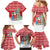 Belarus Christmas Family Matching Mermaid Dress and Hawaiian Shirt with Ded Moroz Snow Maiden Christmas Tree and Nordic Pattern Design - Wonder Print Shop