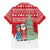 Belarus Christmas Family Matching Mermaid Dress and Hawaiian Shirt with Ded Moroz Snow Maiden Christmas Tree and Nordic Pattern Design - Wonder Print Shop