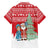 Belarus Christmas Family Matching Off The Shoulder Long Sleeve Dress and Hawaiian Shirt with Ded Moroz Snow Maiden Christmas Tree and Nordic Pattern Design - Wonder Print Shop