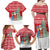 Belarus Christmas Family Matching Off Shoulder Maxi Dress and Hawaiian Shirt with Ded Moroz Snow Maiden Christmas Tree and Nordic Pattern Design - Wonder Print Shop