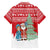 Belarus Christmas Family Matching Off Shoulder Maxi Dress and Hawaiian Shirt with Ded Moroz Snow Maiden Christmas Tree and Nordic Pattern Design - Wonder Print Shop